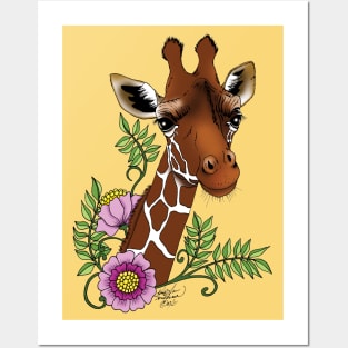 Giraffe Posters and Art